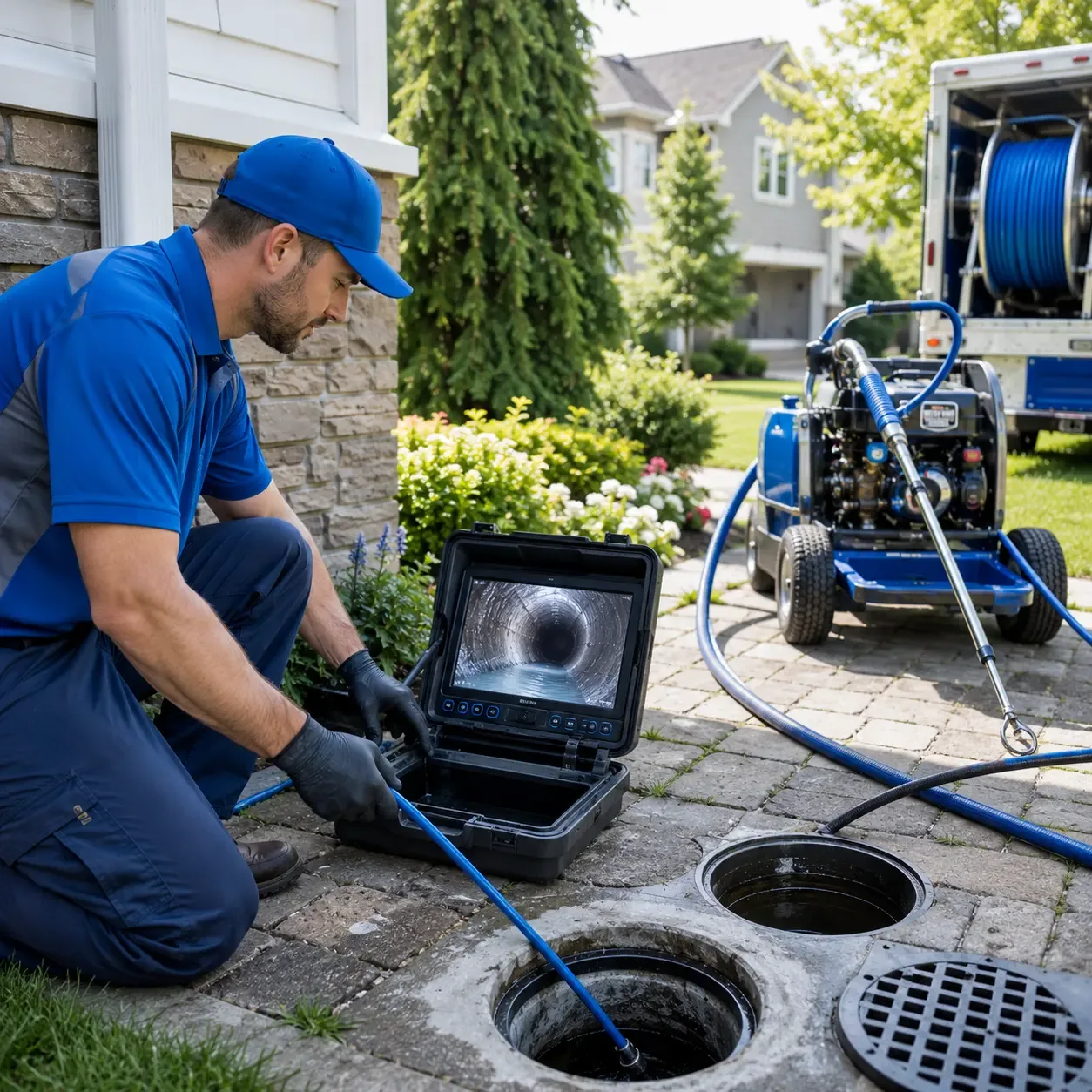 Outdoor drain cleaning professionals serving Oswegatchie, NY