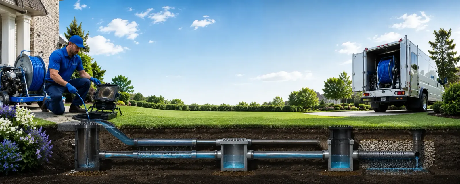 Outdoor drain cleaning information for Oswegatchie, NY